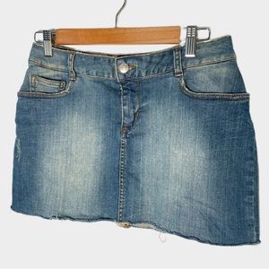 ZADIG AND VOLTAIRE DENIM MINI SKIRT (M)